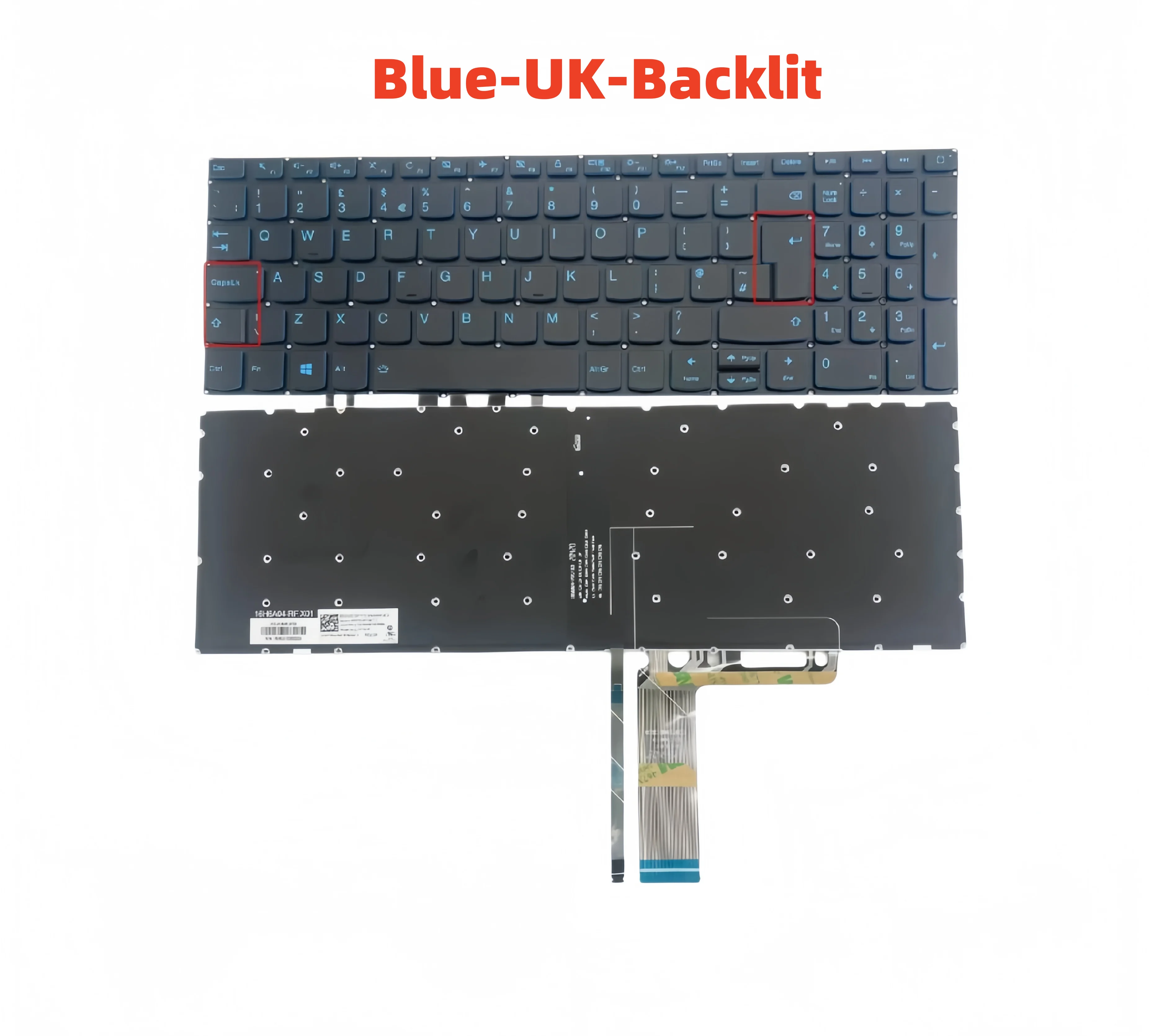 Nuevo teclado retroiluminado del Reino Unido para Lenovo IdeaPad L340-15 L340-15API L340E-15API L340-15IWL L340-15IRH L340-17IRH L340-17API/17IWL