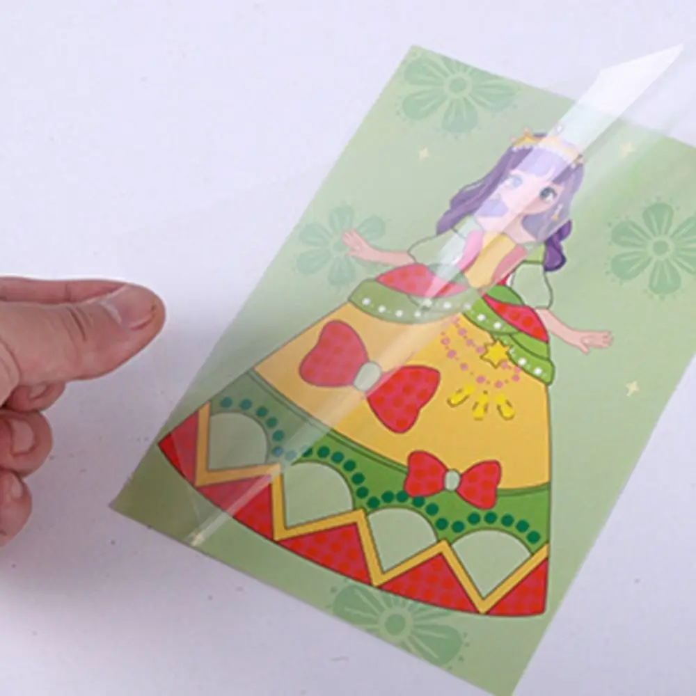 DIY Scrapbooking Make Your Own Princess Sticker Personalized Hand Account Princess Dress Up Sticker Cartoon Album Journal