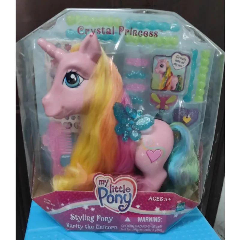 Hasbro My Little Pony Figure Ponyville Twilight Sparkle Rainbow Dash Applejack Toy