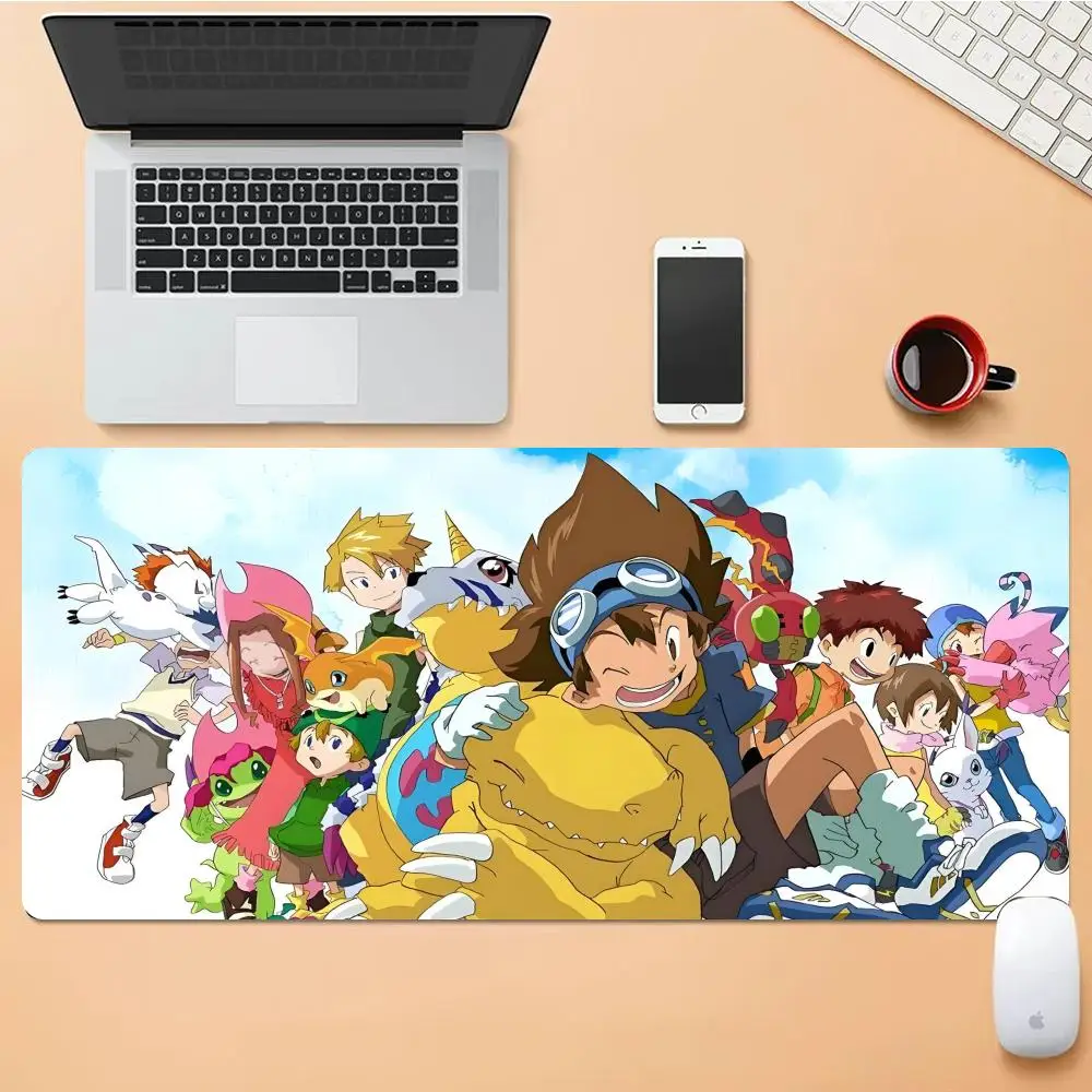 

Digimon Mouse Pad Desk Mouse Pad Cute HD Desk Pad Extended Gaming Keyboard Mats Large XXL Gamer Mousepad 90x40