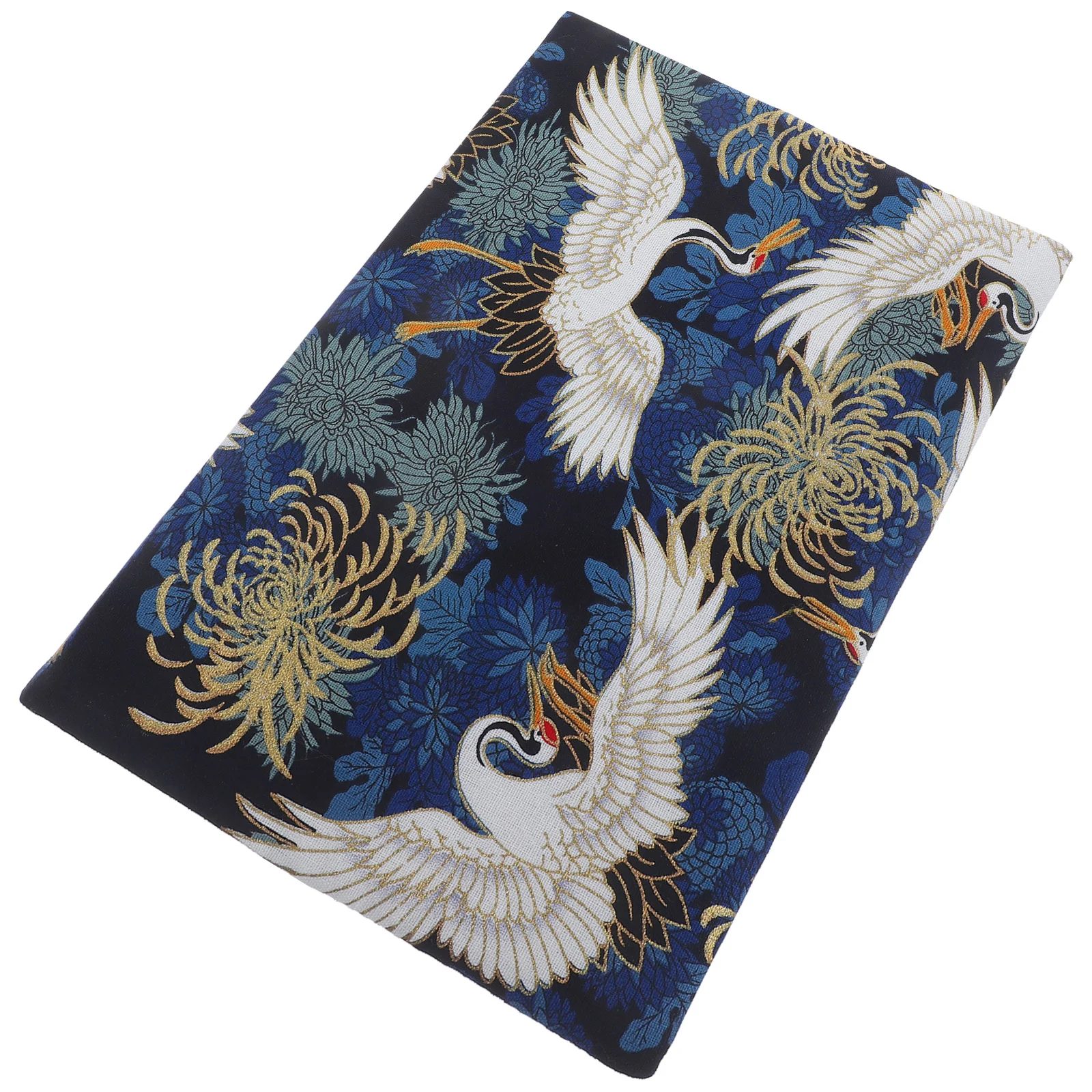 Book Cover Sleeve Protector A5 Book Covers Hardcover Soft Cloth Book Protector Flower Pattern Adjustable Book Sleeve Notebook