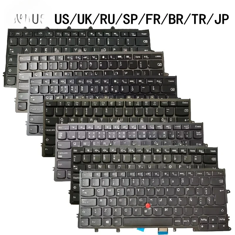

US/UK/RU/SP/FR/BR/TR/JP Laptop Keyboard For Lenovo Thinkpad X230S X240 X240S X240I X250 X260 X260S X270 A275