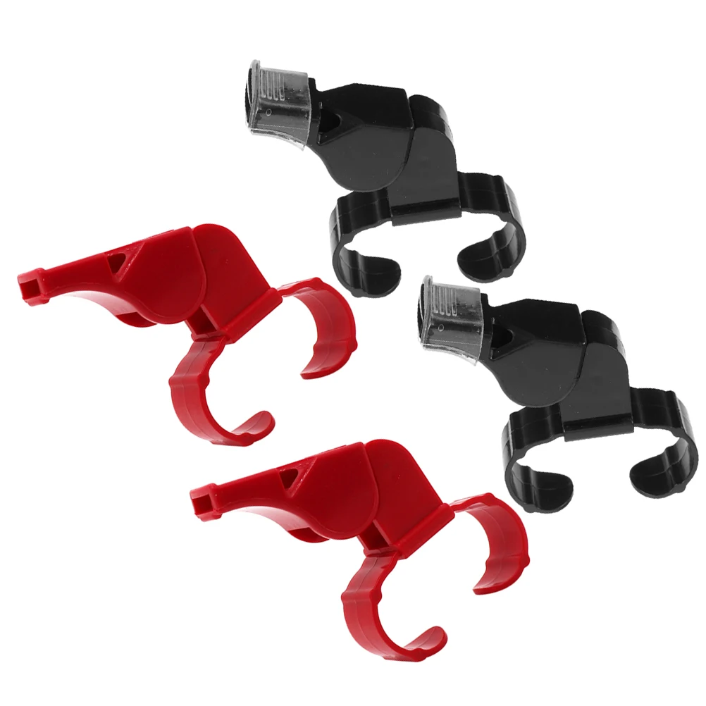 

4pcs Referee Ring Whistle Teachers Basketball Soccer Football Hockey Outdoor Survival Emergency Travel Loud Dual Tone
