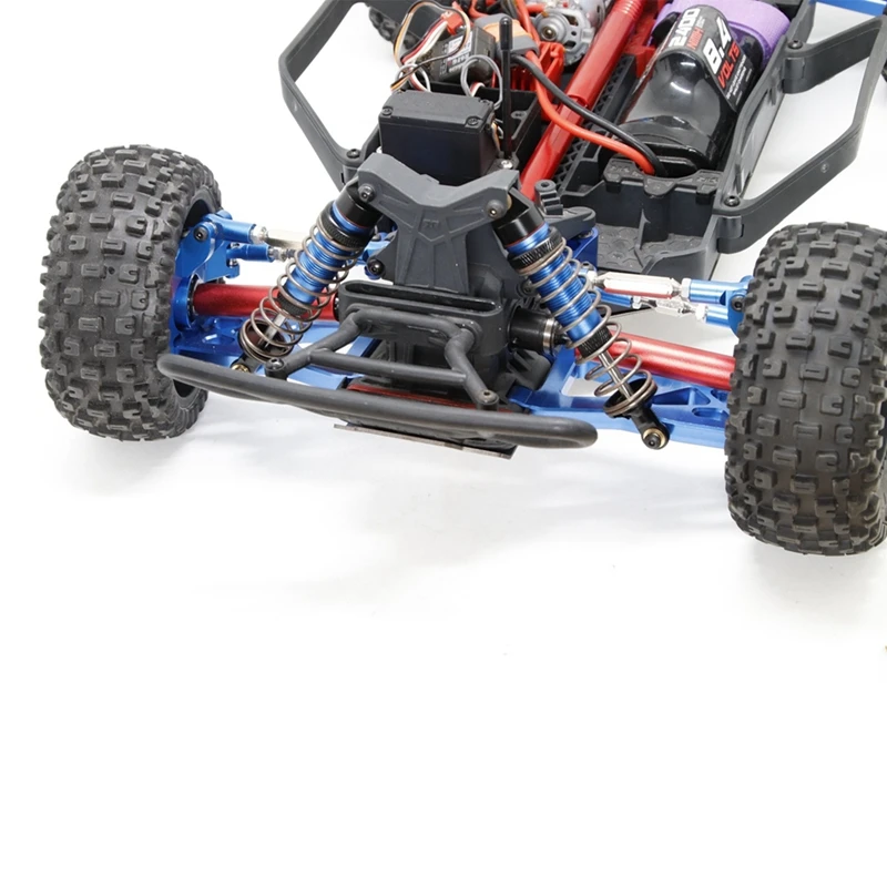 Amortecedor dianteiro e traseiro de metal, 4 unidades, para arrma 1/10 senton granito typhon big rock rc peças de atualização de carro