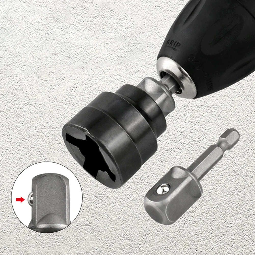 Quick Release Socket Adapter For Impact Wrench 3-Second Lug Nut Remover For Car Tire Change Compatible With Power Drill Ratchet