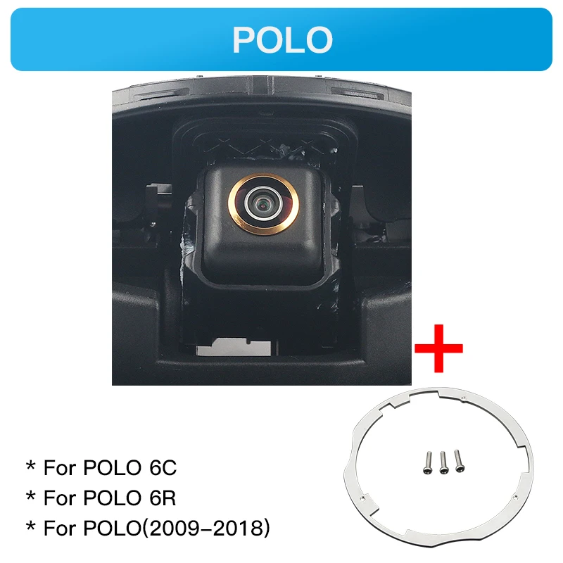 170 °   AHD 1080P Flip OEM-embleem Logo Achteruitrijcamera voor VW Passat B6 B7 B8 Golf 6 Golf 7 8 MK7 Polo 6R 6C CC T-ROC EOS Auto