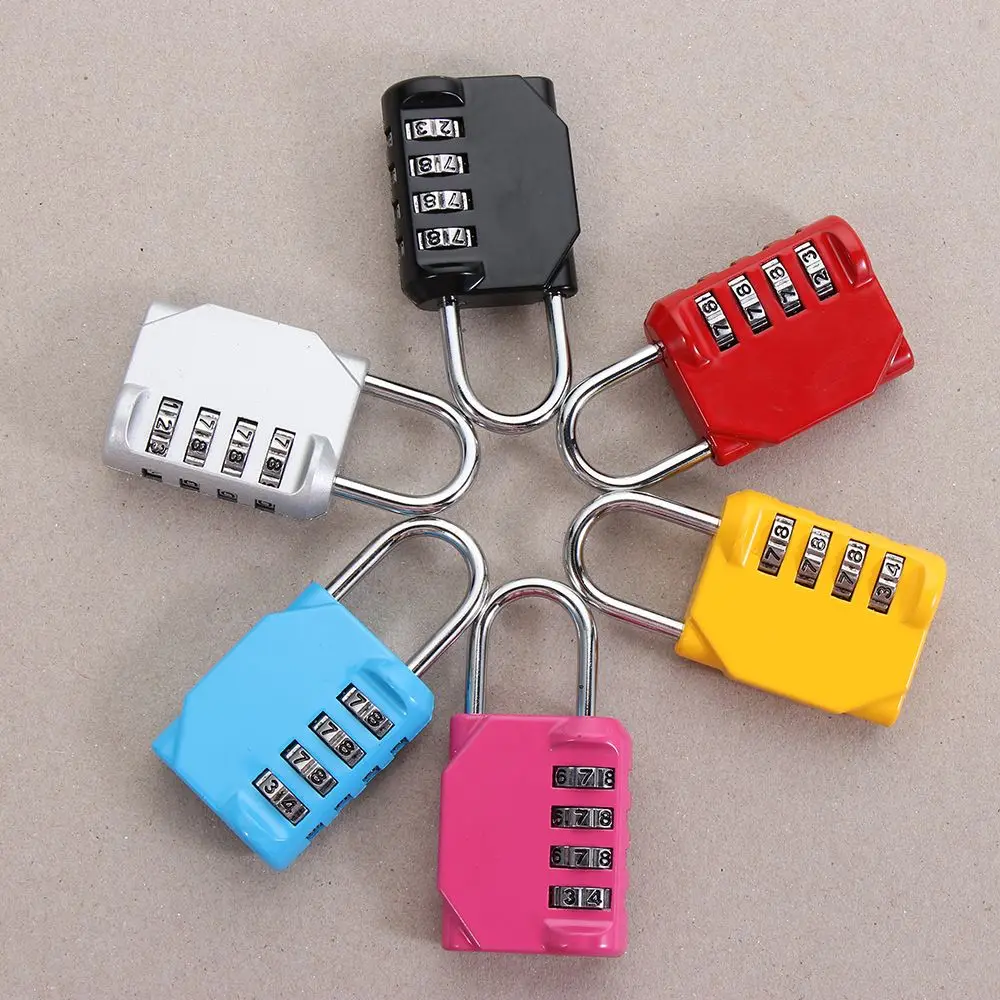 4-digit Dormitory Small Password Padlock Dormitory Warehouse Door Rental Room Password Lock Luggage Padlock