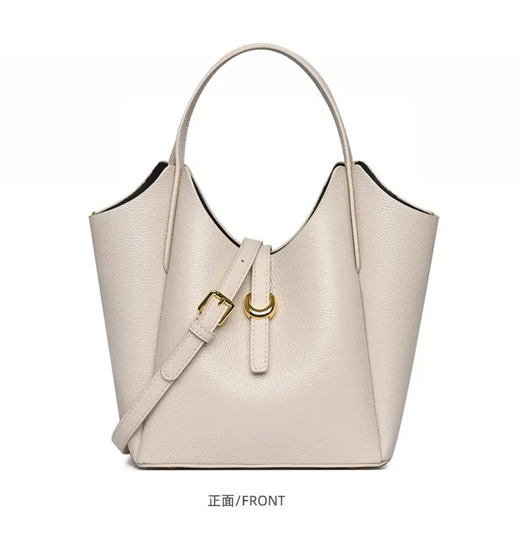 

‌2025 Textured Fabric Bucket Bag - Women's Stylish Messenger Purse, Adjustable Strap Commuter Shoulder Bag for Work & Travel