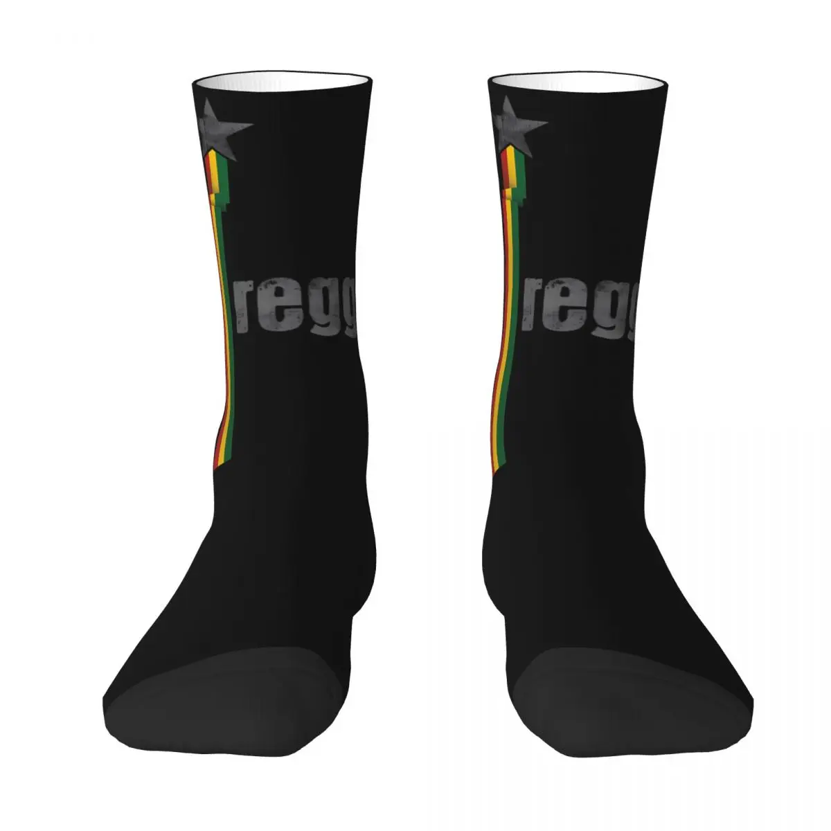 Reggae Stars Socks Travel 3D Print Boy Girls Mid-calf Sock