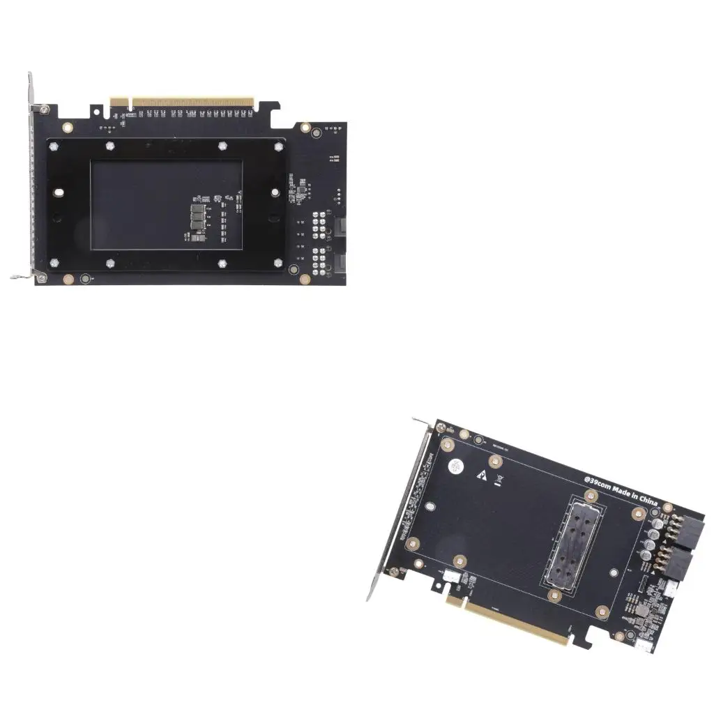 Преобразователи интерфейсов PCIe X16 для графических процессоров SXM2. Автоматическое охлаждение в зависимости от нагрузки.