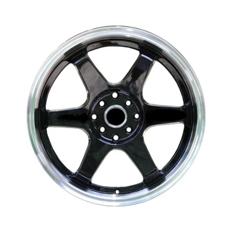 Supply Customized Car Wheels 15 Inch 4 Hole 5 Hole Aluminium Black Chrome Alloy Wheel Rims 15 16 Inch For Sale