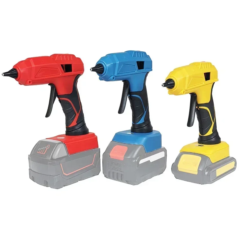 Lithium Electric Hot Melt Glue Gun for 7mm 11mm Hot Melt Glue Stick Rechargeable Glue Gun for DeWalt for Makita for Milwaukee