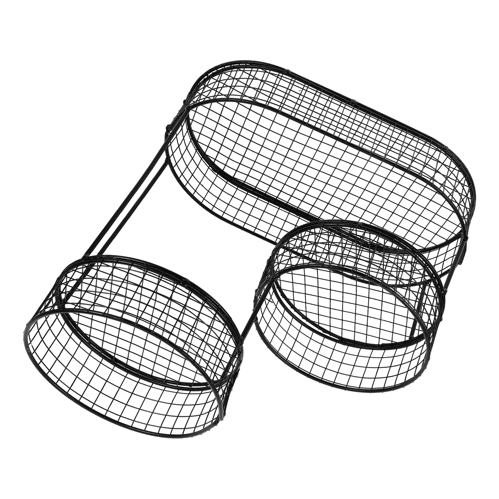 

Versatile Kitchen Storage Rack for Fruit and Vegetable Basket Stand Wire Basket Organizer Countertop Tidy Pantry Cart
