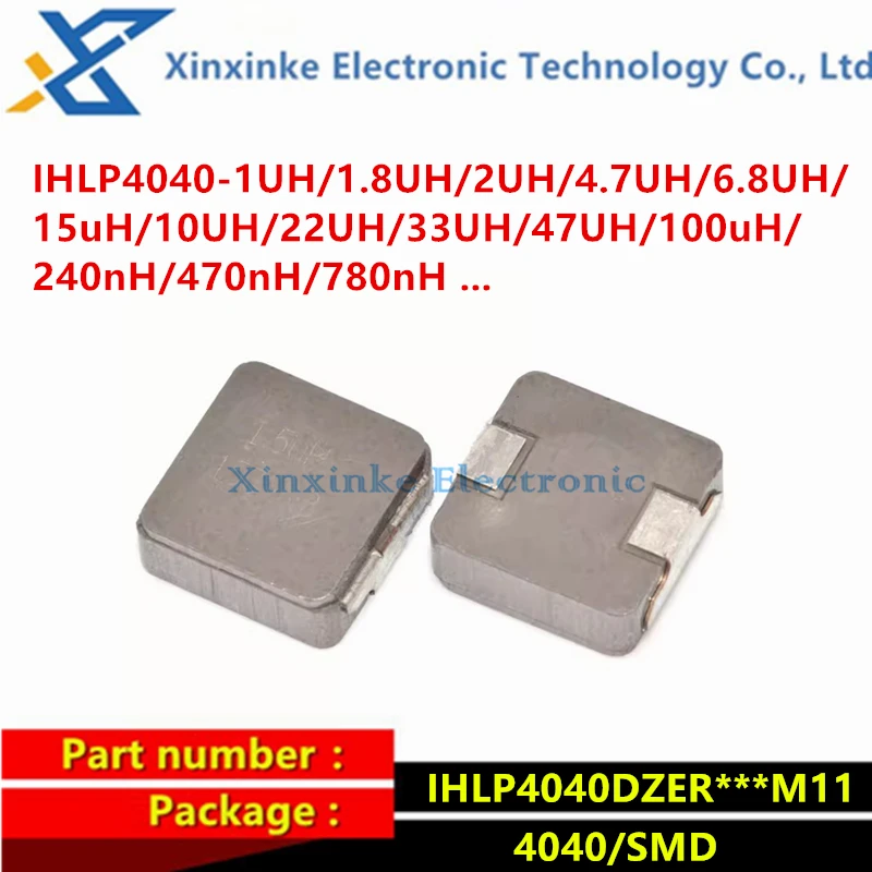 

10PCS IHLP4040DZERR47M11 SMD Power Inductors High Power Choke 1UH 1.8/2/4.7/6.8/15/10/22/33/47/100uH 240nH/470nH/780nH 10X10X4MM