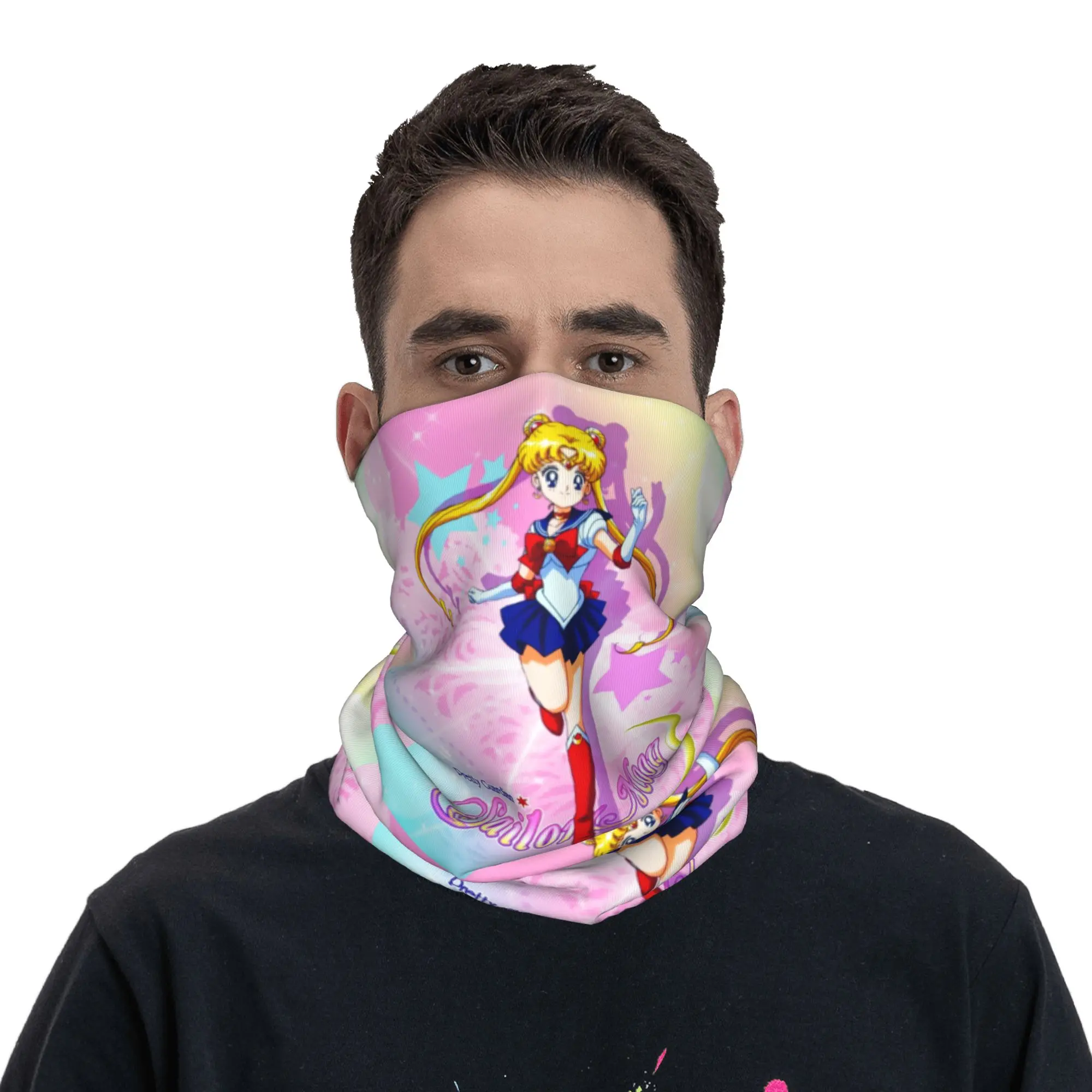 

{designName Bandana Neck Gaiter UV Protection Face Scarf Cover Men Women Anime Headwear Tube Balaclava