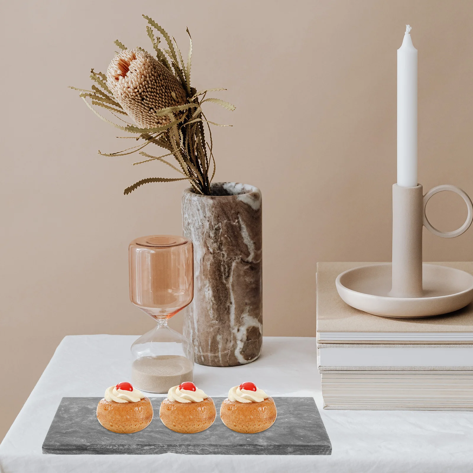 

Stylish Marble Fruit Tray High Quality Dessert Serving Plate for Parties Weddings Appetizers Sushi Display Functional Storage