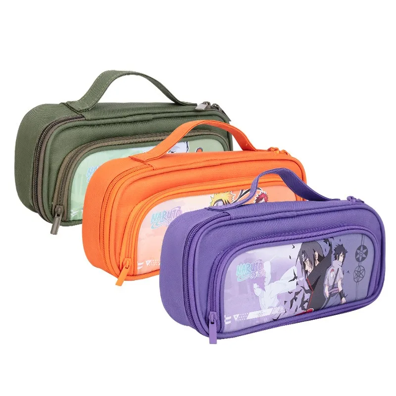 

Naruto Pen Box-style Multi-purpose Pen Case Large-capacity Student Pencil Case Stationery Storages Bags Back-to-school Gifts