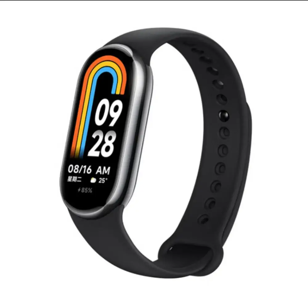 Screen Protection Film For Mi Band 8 Strap Full Screen 3D Water Gel Film Watch Screen Cover For Mi Band 8 Bracelet