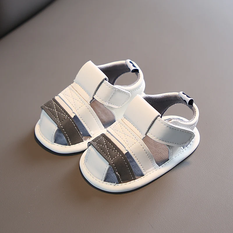 VALEN SINA 2024 New Newborn girl Baby Boy Summer Casual Sandals Pu Cool Soft Baby Shoes 0-12 Mouths