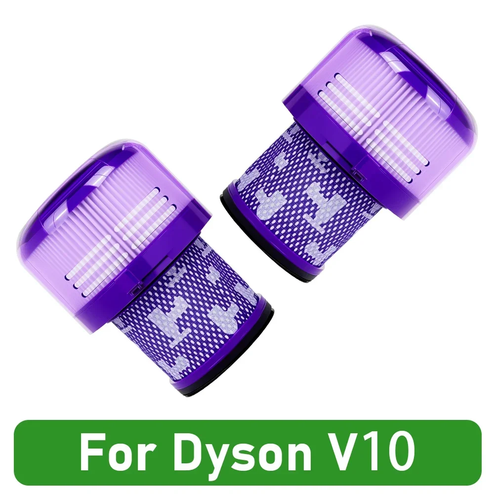 فلتر HEPA قابل للغسل لـ Dyson V10 Slim / SV18 ملحقات المكنسة الكهربائية الروبوتية اللاسلكية أجزاء تنظيف الفلتر