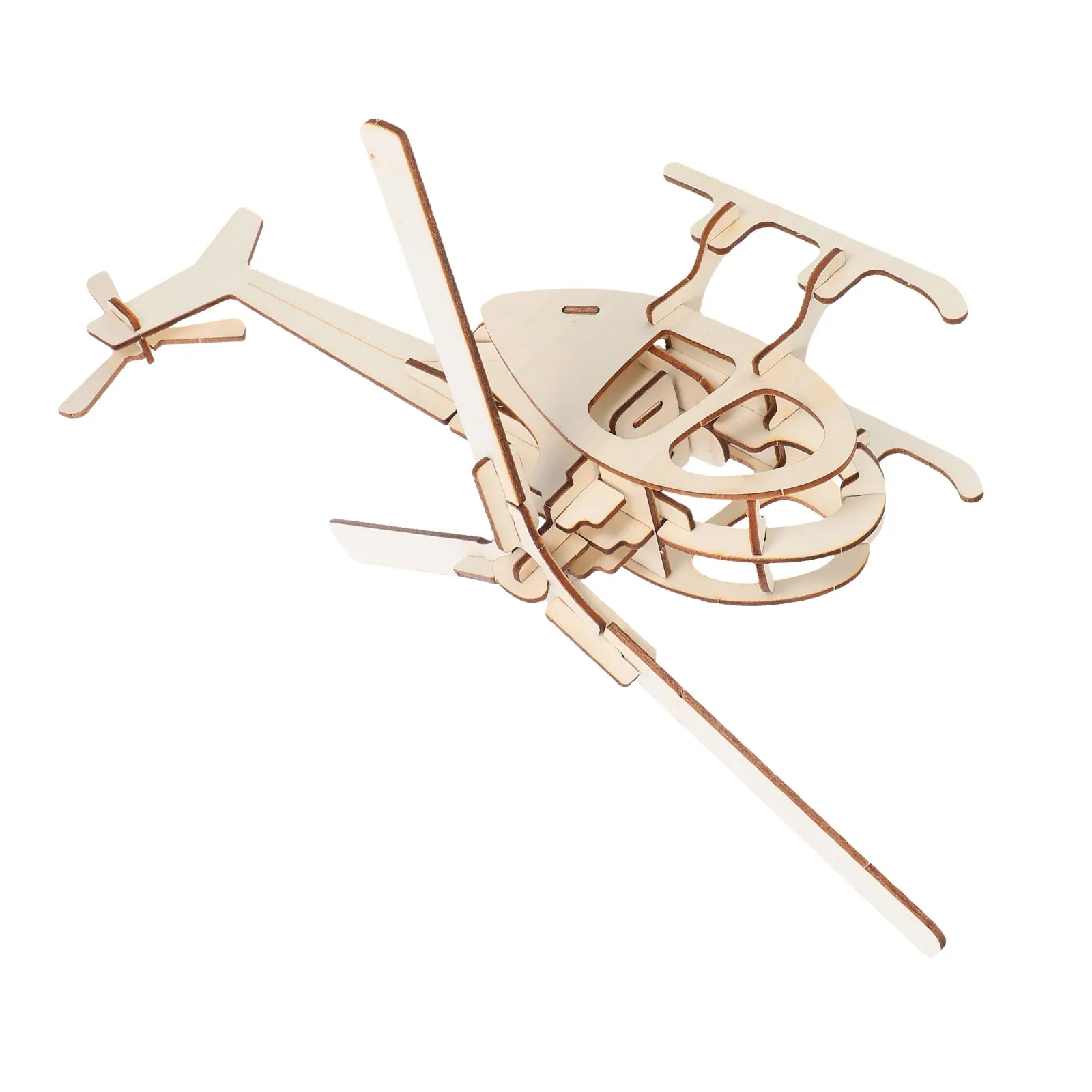 

3Pcs Wooden Airplane Kit Creative DIY Paintable Aircraft Assembly Educational Stem Set for Kids Indoor Outdoor