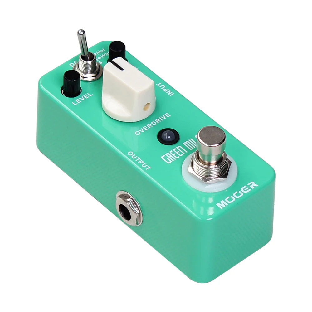 MOOER Green Mile Guitar Effect Pedal Mini Overdrive 2 Working Modes Effect Pedal True Bypass Electric Guitar Parts & Accessories