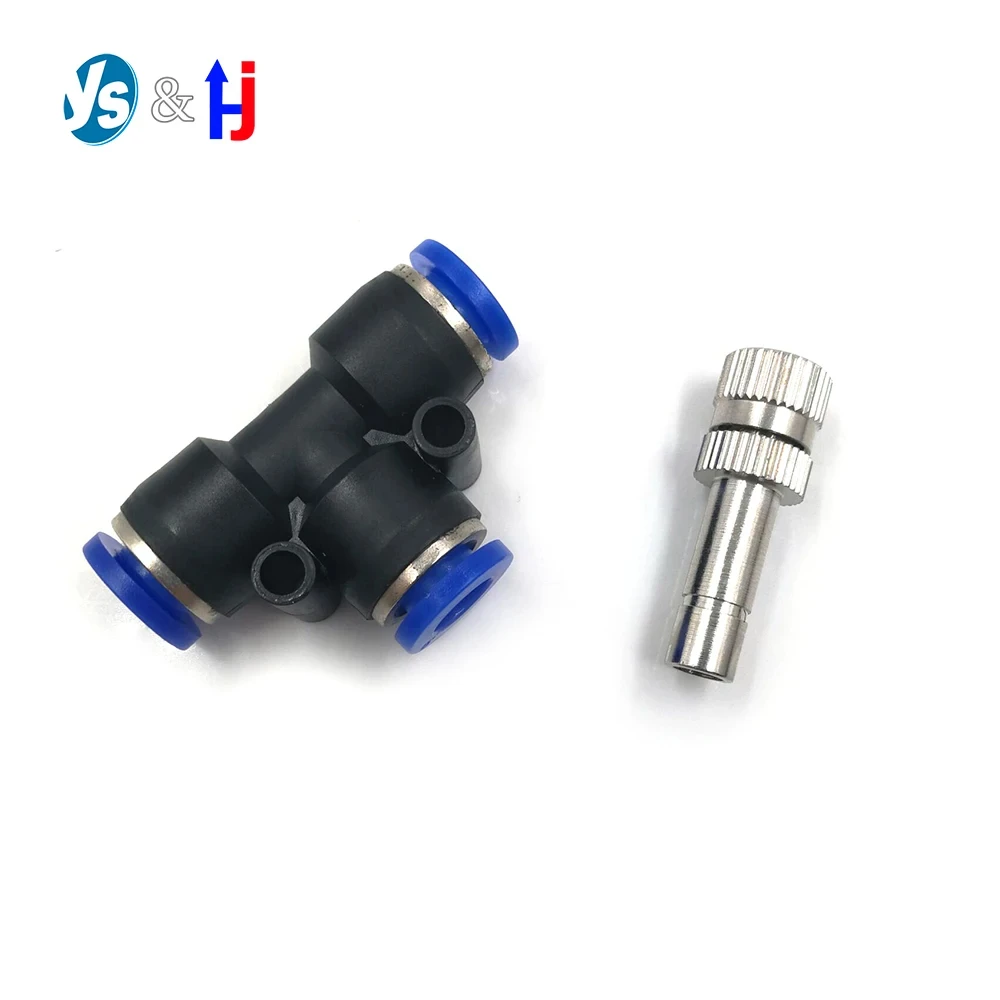 6mm 8mm Misting Cooling System Low Pressure Atomizing Nozzles Slip lock Quick Connectors Humidify Watering Landscapingc Sprayer