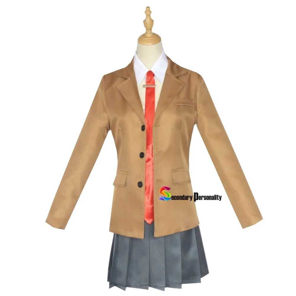 New Anime Sakurajima Mai Cosplay Costume Rascal Does Not Dream of Bunny Girl Senpai Mai Cosplay Wig and Bunny Ears Headwear