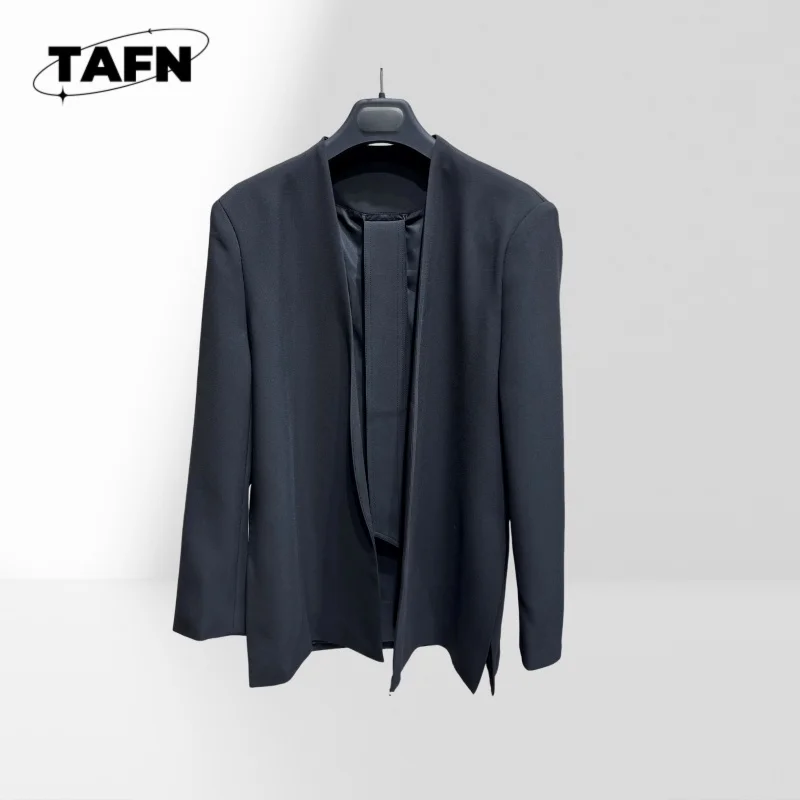 

Удобный пиджак, стильный для работы и повседневного использования, универсальный женский пиджак, пиджак, повседневная одежда, повседневная офисная куртка AH1507