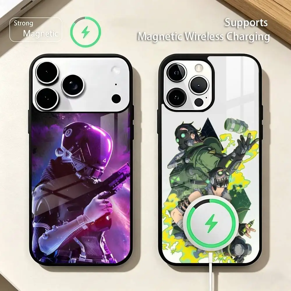 

Competitive game A-Apex L-Legends Phone Case For iPhone17,16,15,14,13,12,11 Plus,Pro Supports Magnetic Wireless Charging