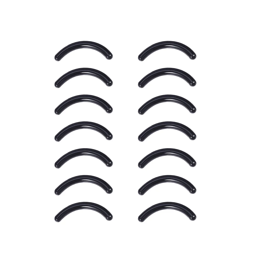 120 pièces tampons de recharge de recourbe-cils noirs bandes de remplacement en Silicone pour cils bouclés outil de maquillage recharge de recourbe-cils