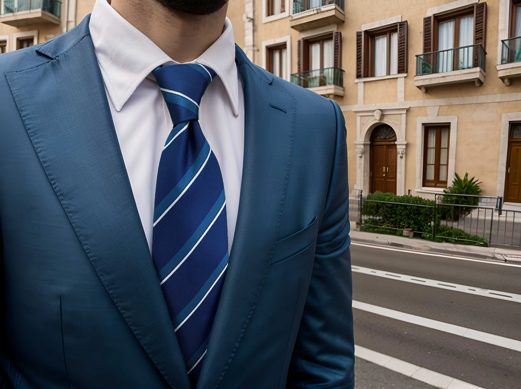 Colorful Striped Necktie 63\