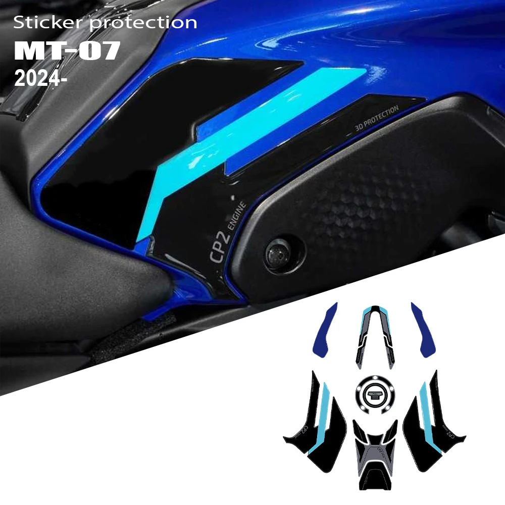 

3D Sticker Tank Kit for MT 07 MT-07 2024 Tank Pad Sticker