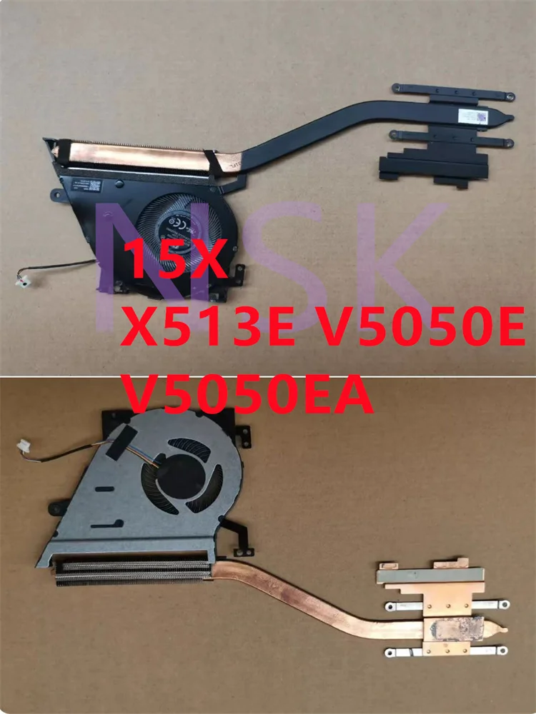 

Original FOR Asus X513E V5050E V5050EA VivoBook 15X Radiator Fan Copper Tube 100% Test OK