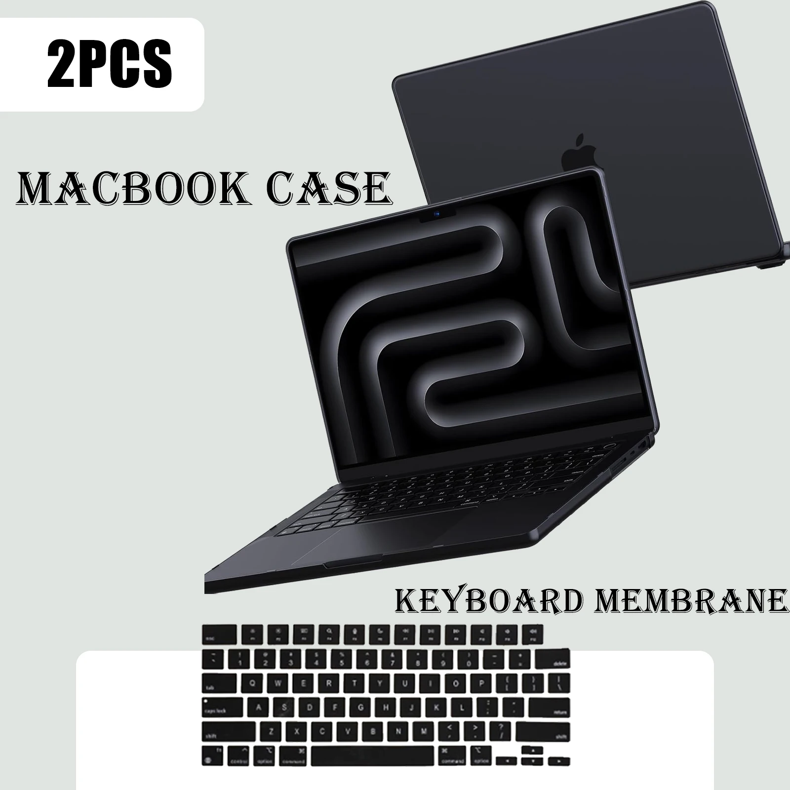 

For MacBook Pro 14 inch Case 2024-2021 M4 M3 M2 M1 Pro/Max Match Official Color, Matte Cover Protective Hard Shell Case Laptop