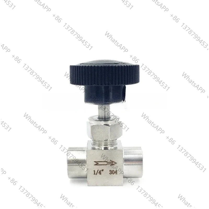 Stainless Steel SS304 Needle Valve Shut Off Flow Control 1/8'' 1/4'' 3/8