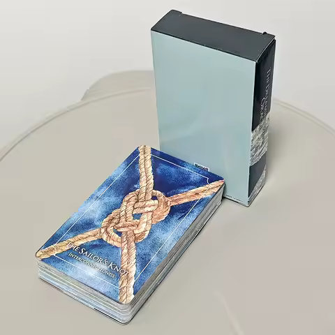 60 Pcs Oracle Cards The Dreaming Waves Oracle Deck 10.3*6cm Filled with Soft Feathered Whispers of Wisdom