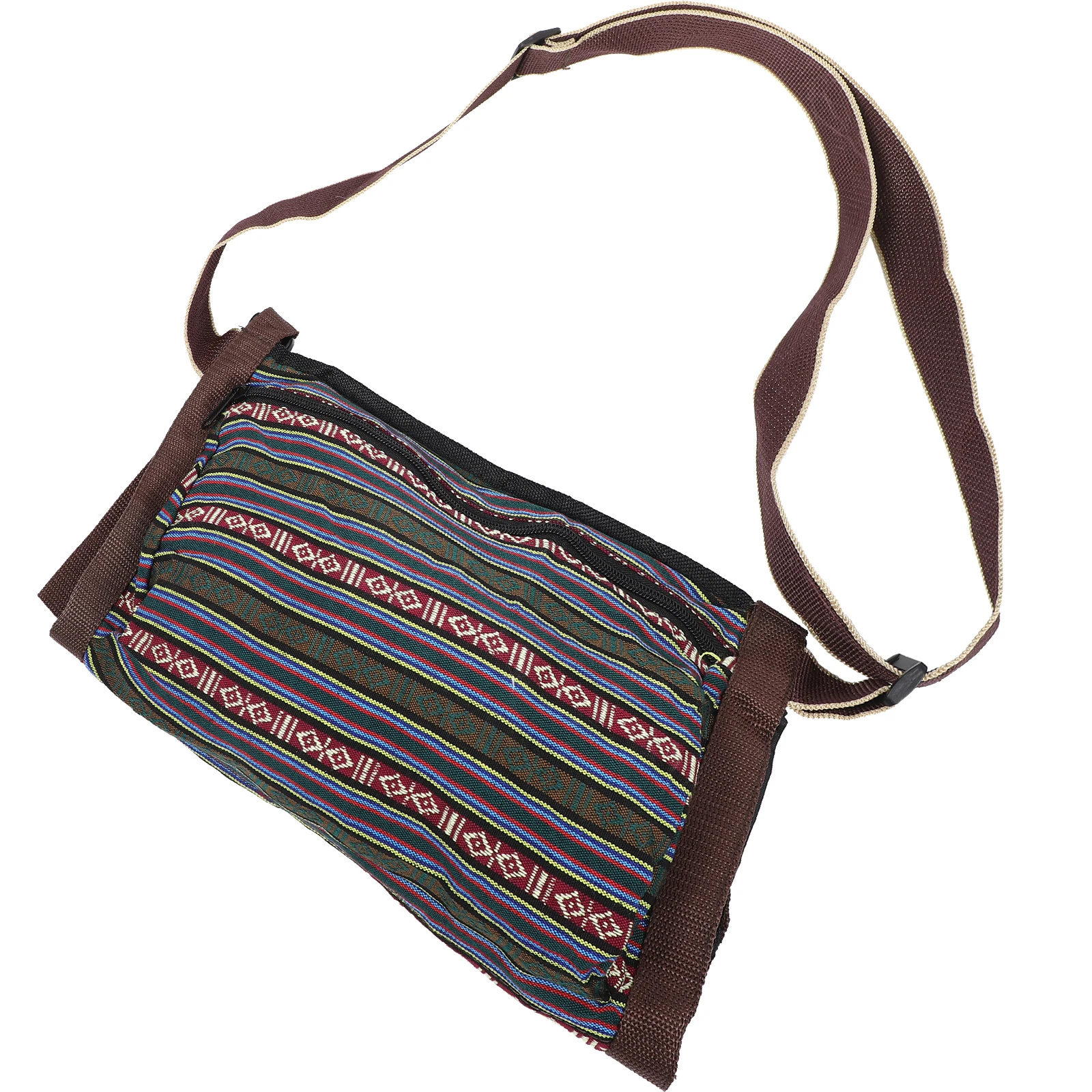 

Yoga Mat Carrier Stylish Ethnic Pattern Yoga Pouch Vibrant Red Color Easy to Clean Versatile Storage for Mats and Accessories