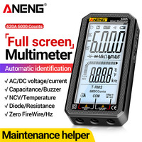 ANENG 620A Professional Digital Multimeter 6000 Counts True RMS Auto Test Capacimeter Transistor Electrical Temp Resistance Test