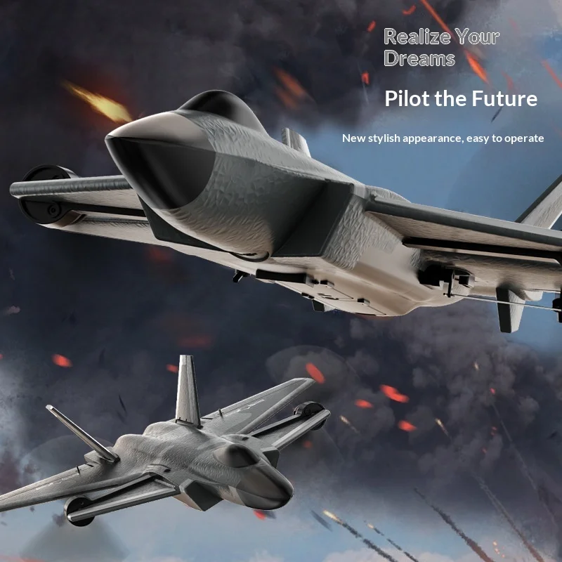 Hot Sellinfg 4CH RC Fighter Jet J-20 Style Fixed Wing Glider 2.4G Vertical Flight RC Airplane Kids Outdoor Flying Model Toy Gift