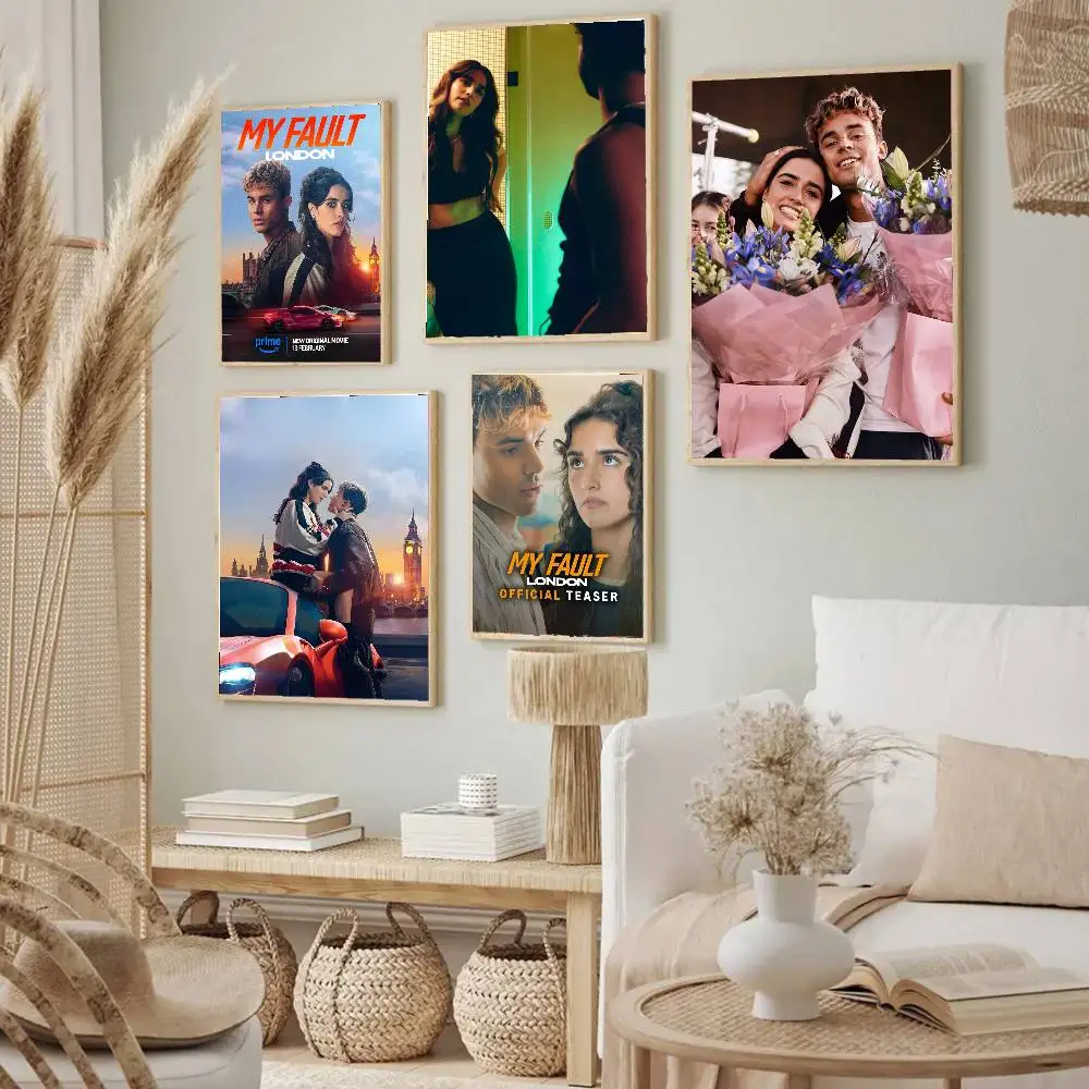My Fault L-London Movie Posters Living Room Bar Cafe Quality Canvas Vintage Style Comics Painting Art Home Wall Decor Picture
