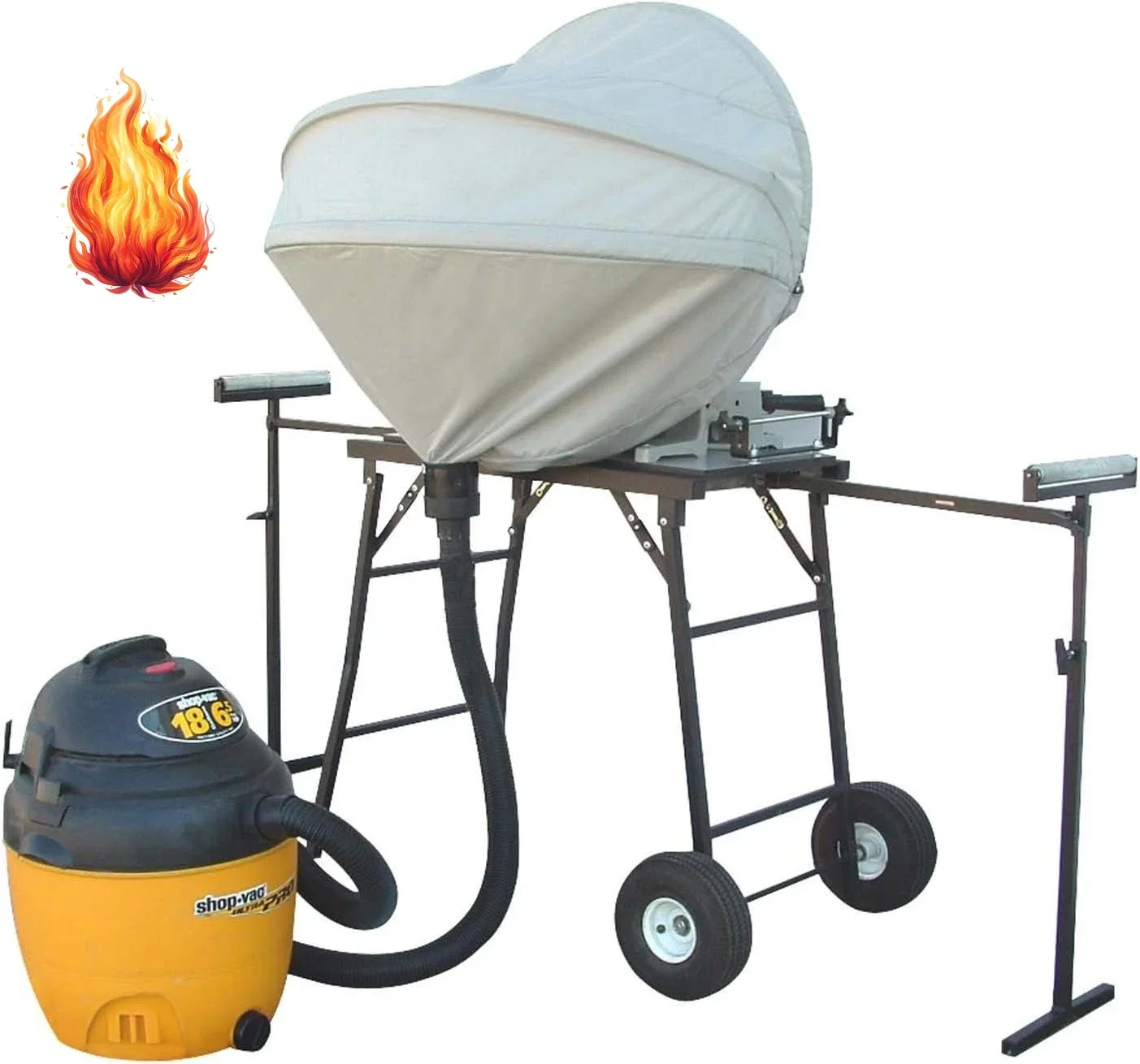 

5000 Dust Solution for Miter Saws, Silver