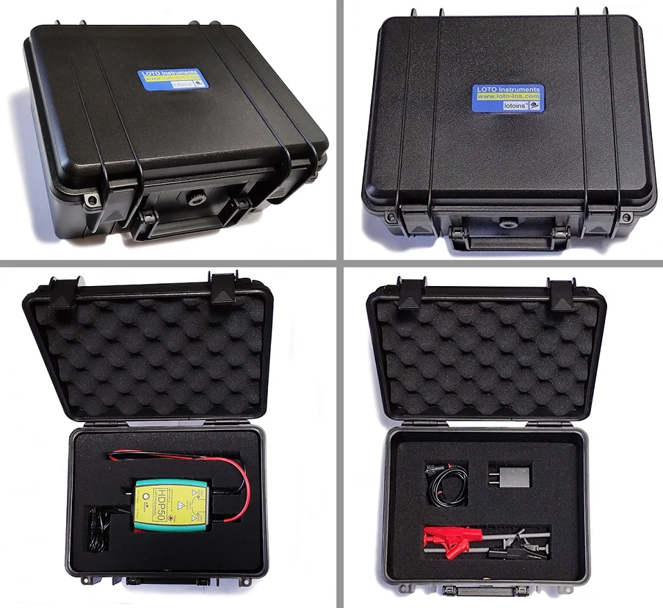 Imagem -02 - Sonda Diferencial de Alta Tensão Osciloscópio Modelo Hdp50 100mhz 1400v Bnc Amplamente Compatível com Diferentes Osciloscópios
