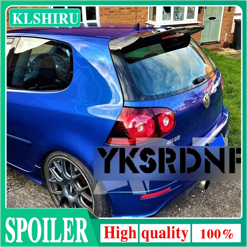 Absカーリアウィングルーフ,光沢のある黒またはカーボンファイバーの外観,高品質,vwゴルフ5,mk5,gti,r32,2004〜2009