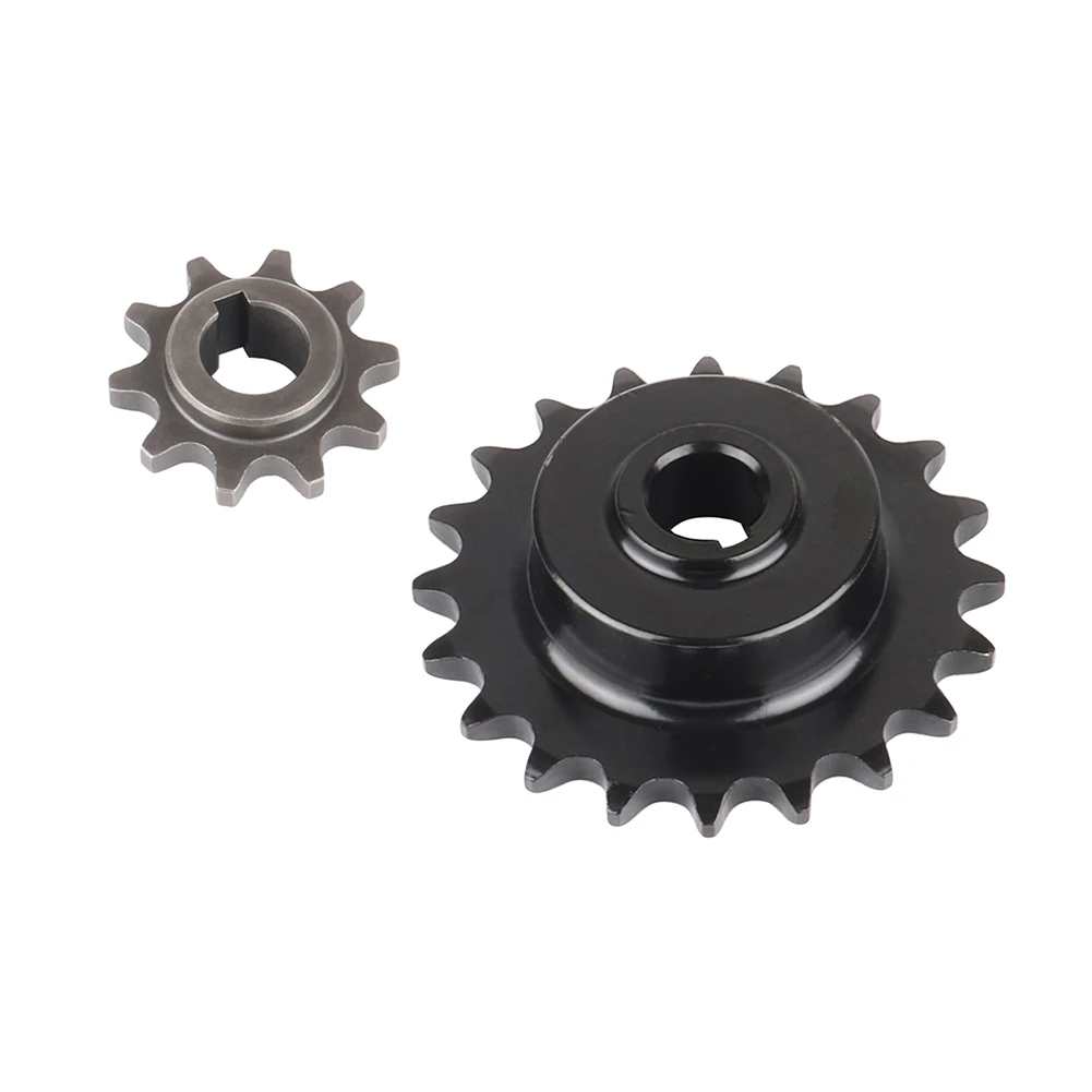 Piñón delantero de motor de cadena con dientes 10T 20T 420 16mm/17mm con pasador abierto de chaveta para Mini bicicleta Coleman CT200 Trail 200 KT196 Go Kart