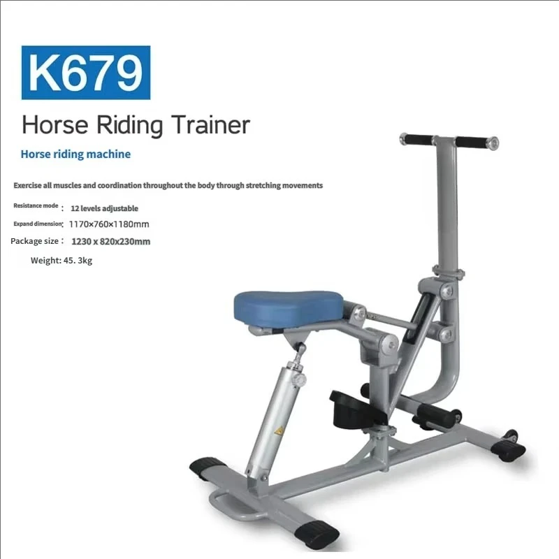 K679 معدات اللياقة البدنية التجارية الراقية آلة ركوب الخيل التجارية معدات القوة المهنية الصالة الرياضية #6