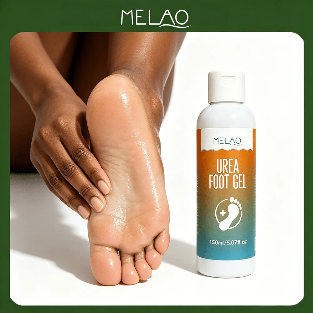 MELAO Urea Foot Exfoliating Gel, Dissolve Dead Skin, Remove Calluses & Repair Cracked Rough Heels, Soften Dry Coarse Feet Skin