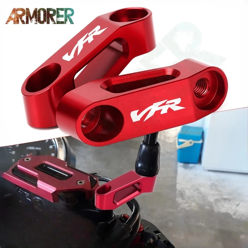 

Держатель кронштейна для зеркала заднего вида мотоцикла, аксессуары для Honda VFR1200X VFR1200F VFR800 VFR 800 VFR 1200X 1200F