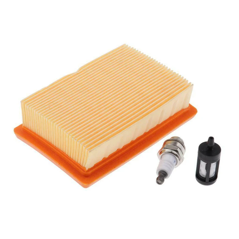 Air Filter Spark Plug Kit For Stihl Blower BR320 BR340 BR380 BR400 BR420 BR420C Accessories Backpack Blower Air Filters Parts