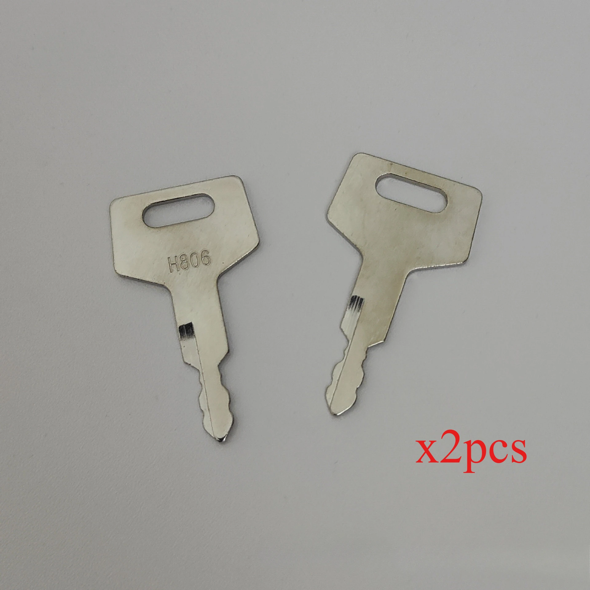 2Pcs for Takeuchi Excavator & Track Loader Easy To Use Practical Durable BU1698X2 H806 Key